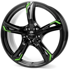 Ronal R62 Green - Jetblack