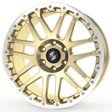 etabeta Combat CV Gold matt lip + cap polished