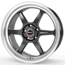 Borbet DB8GT graphite rim polished